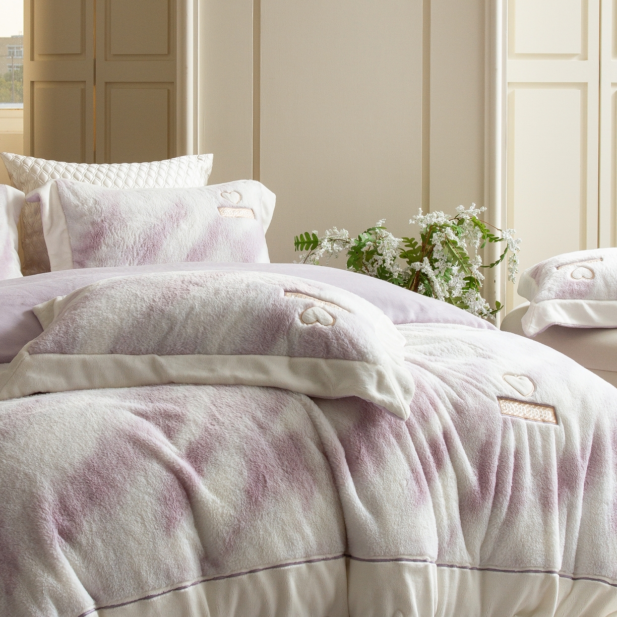 91家纺网 家纺一手货源 找家纺 （总）馨蕊家居 2025新款秋冬法式高奢雪貂绒系列-绒云初（会员-10）控价388/408