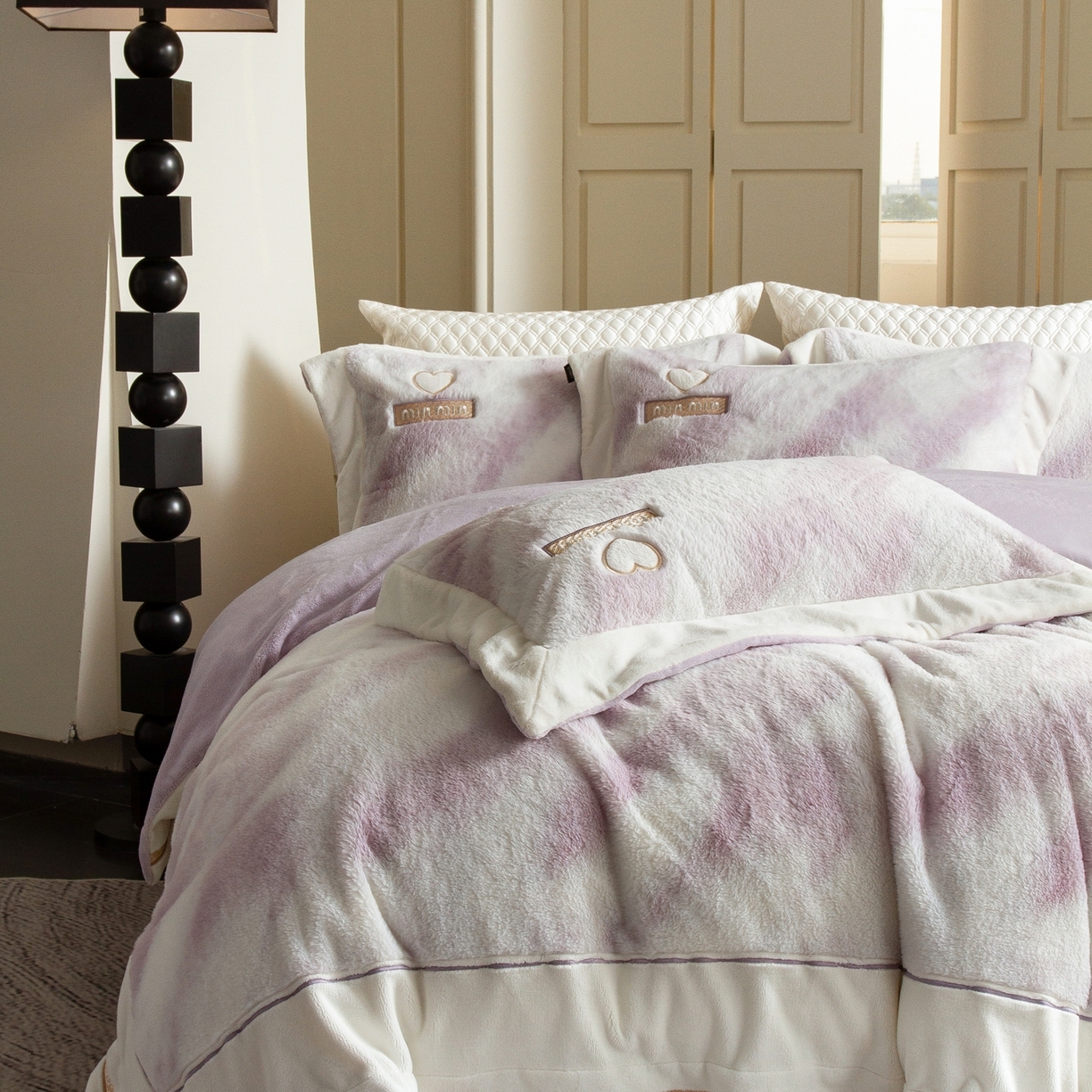 91家纺网 家纺一手货源 找家纺 （总）馨蕊家居 2025新款秋冬法式高奢雪貂绒系列-绒云初（会员-10）控价388/408