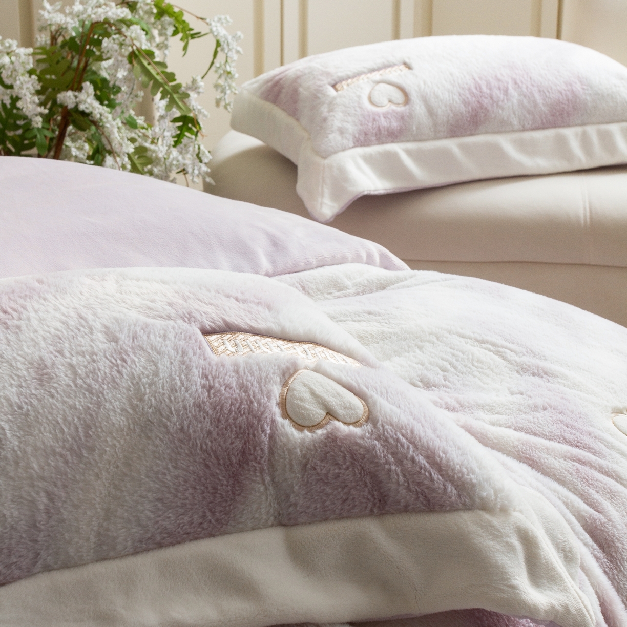 91家纺网 家纺一手货源 找家纺 （总）馨蕊家居 2025新款秋冬法式高奢雪貂绒系列-绒云初（会员-10）控价388/408