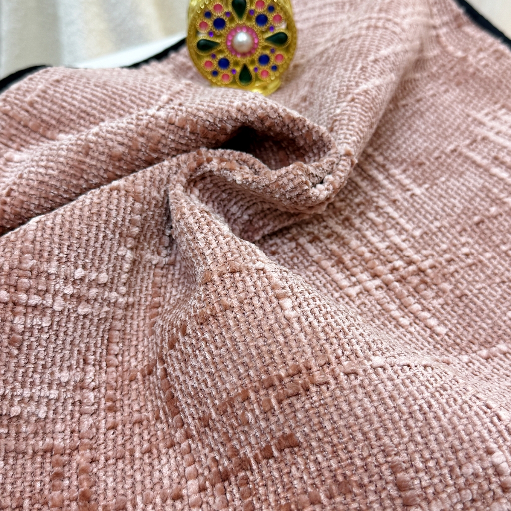 91家纺网 家纺一手货源 找家纺 爱家居 2025新款纯色加厚雪尼尔纹理抱枕轻奢家居靠垫沙发床头靠包枕可拆洗 轻奢雪尼尔—粉