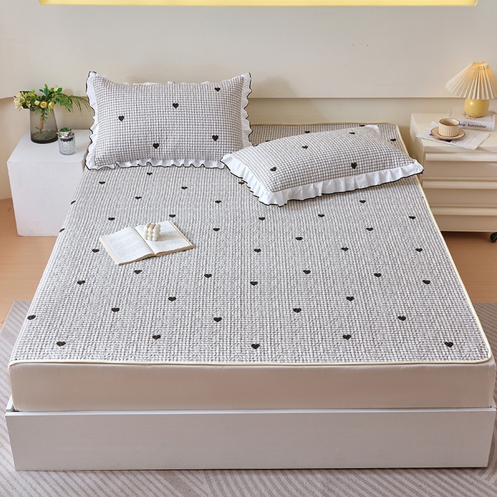 91家纺网 家纺一手货源 找家纺 （总）羽爱家纺 2025新款舒适可定制全棉防滑床盖软席