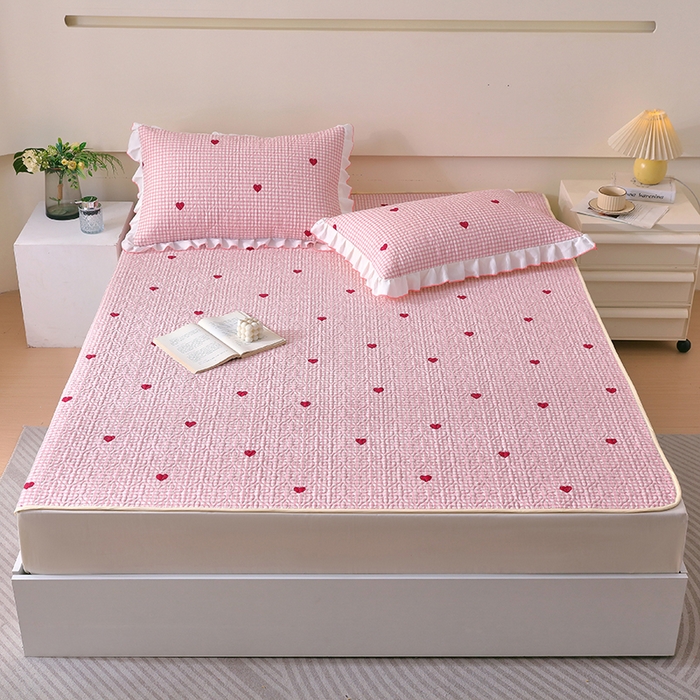 91家纺网 家纺一手货源 找家纺 （总）羽爱家纺 2025新款舒适可定制全棉防滑床盖软席