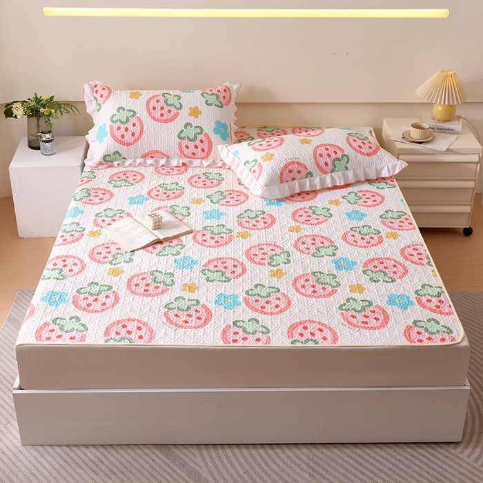 91家纺网 家纺一手货源 找家纺 （总）羽爱家纺 2025新款舒适可定制全棉防滑床盖软席