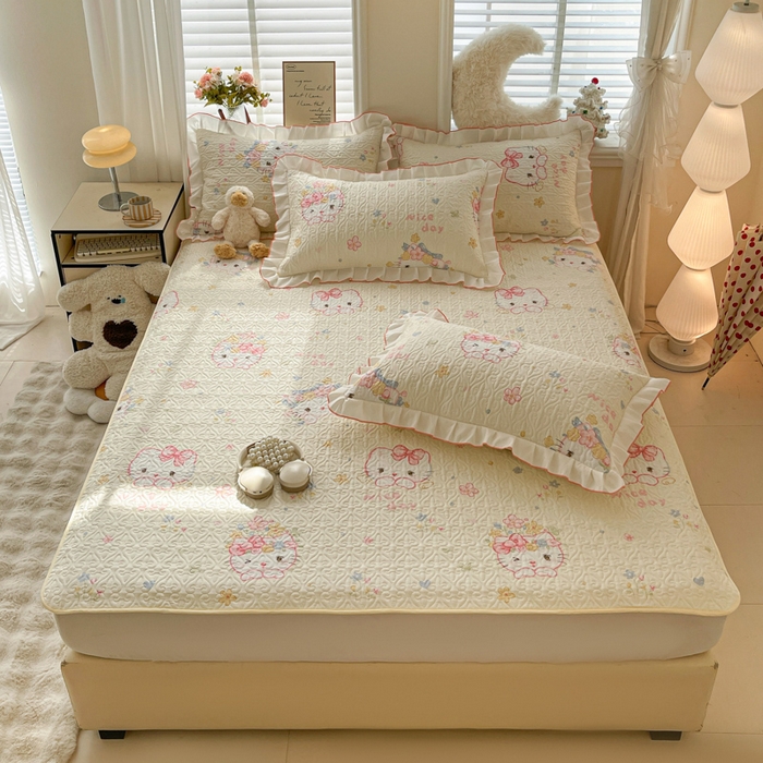 91家纺网 家纺一手货源 找家纺 （总）羽爱家纺 2025新款舒适可定制全棉防滑床盖软席