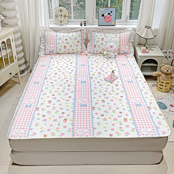 91家纺网 家纺一手货源 找家纺 （总）羽爱家纺 2025新款舒适可定制全棉防滑床盖软席