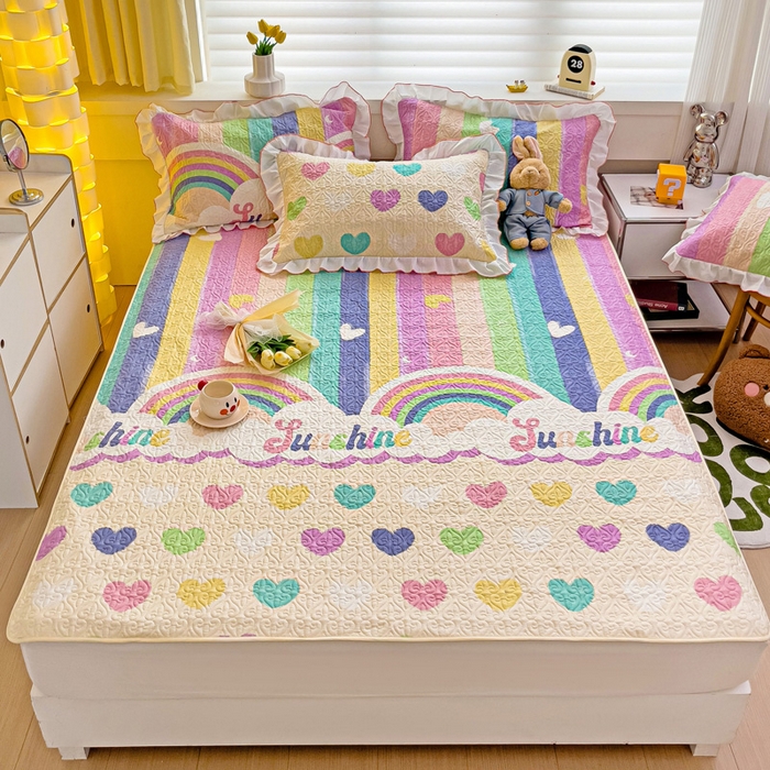 91家纺网 家纺一手货源 找家纺 （总）羽爱家纺 2025新款舒适可定制全棉防滑床盖软席