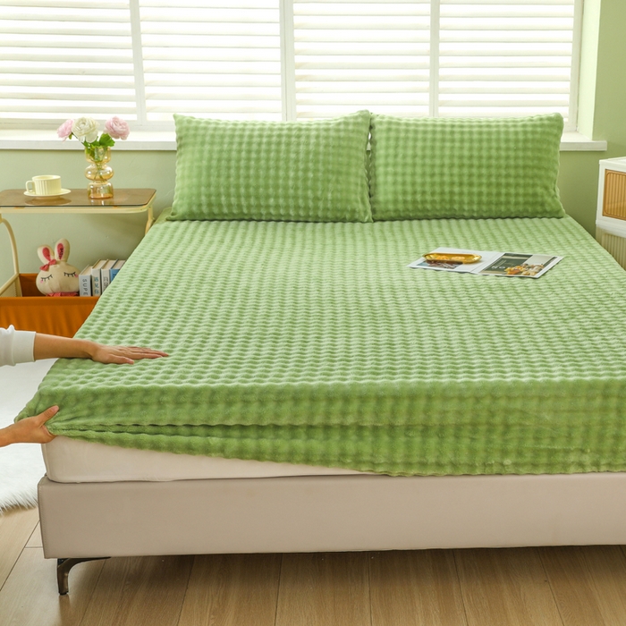 91家纺网 家纺一手货源 找家纺 （总）卡诗兰 2025新款泡泡绒床笠