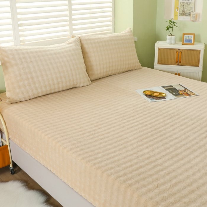 91家纺网 家纺一手货源 找家纺 （总）卡诗兰 2025新款泡泡绒床笠