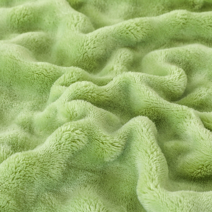 91家纺网 家纺一手货源 找家纺 卡诗兰 2025新款泡泡绒床笠 橄榄绿
