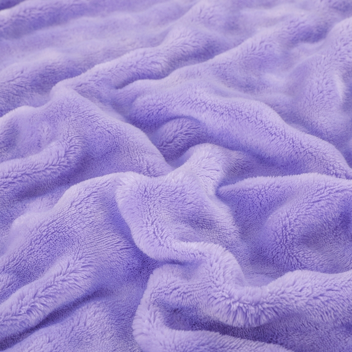 91家纺网 家纺一手货源 找家纺 卡诗兰 2025新款泡泡绒床笠 紫色
