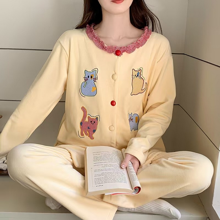 91家纺网 家纺一手货源 找家纺 （总）洛兰沙家居馆 2025新款海岛绒保暖新中式国风女款珊瑚绒