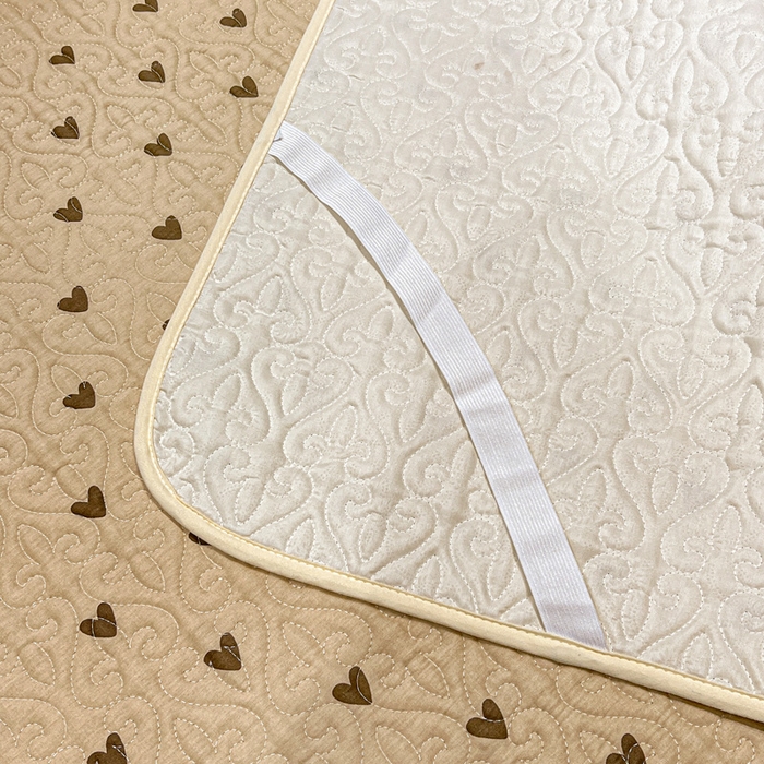 91家纺网 家纺一手货源 找家纺 羽爱家纺 2025新款舒适可定制全棉防滑床盖软席欢喜