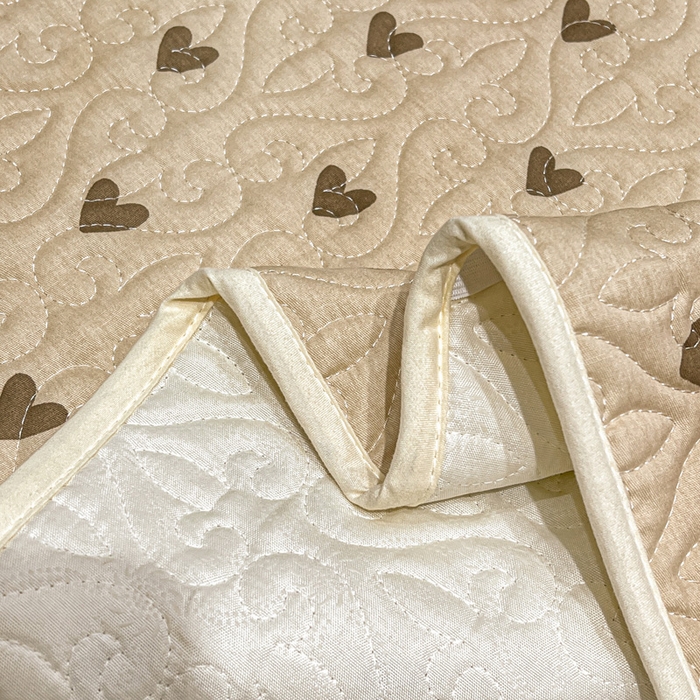 91家纺网 家纺一手货源 找家纺 羽爱家纺 2025新款舒适可定制全棉防滑床盖软席欢喜