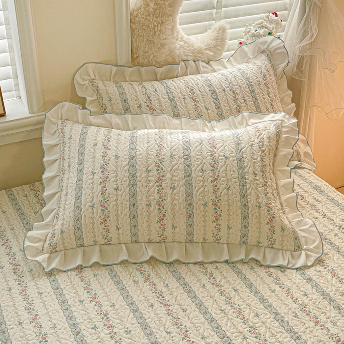 91家纺网 家纺一手货源 找家纺 羽爱家纺 2025新款舒适可定制全棉防滑床盖软席轻悠花梦