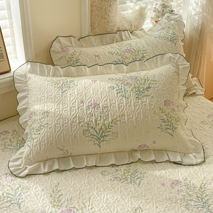 91家纺网 家纺一手货源 找家纺 羽爱家纺 2025新款舒适可定制全棉防滑床盖软席田静