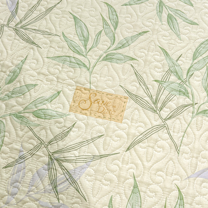 91家纺网 家纺一手货源 找家纺 羽爱家纺 2025新款舒适可定制全棉防滑床盖软席叶曲