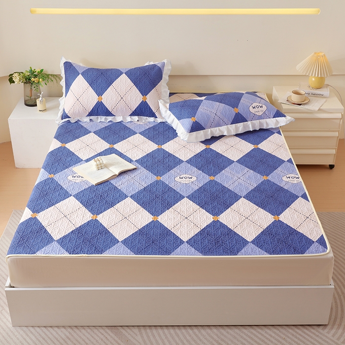 羽爱家纺 2025新款舒适可定制全棉防滑床盖软席意林兰