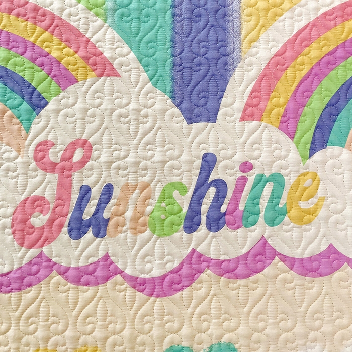 91家纺网 家纺一手货源 找家纺 羽爱家纺 2025新款全棉防滑花边床盖小彩虹