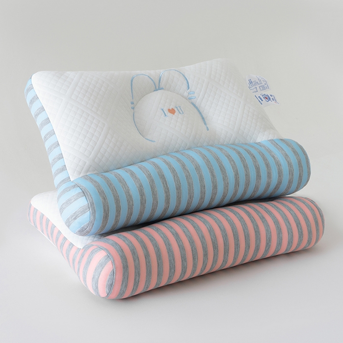 91家纺网 家纺一手货源 找家纺 宇诺家纺 2025新款刺绣爱心情侣枕头枕芯 粉色