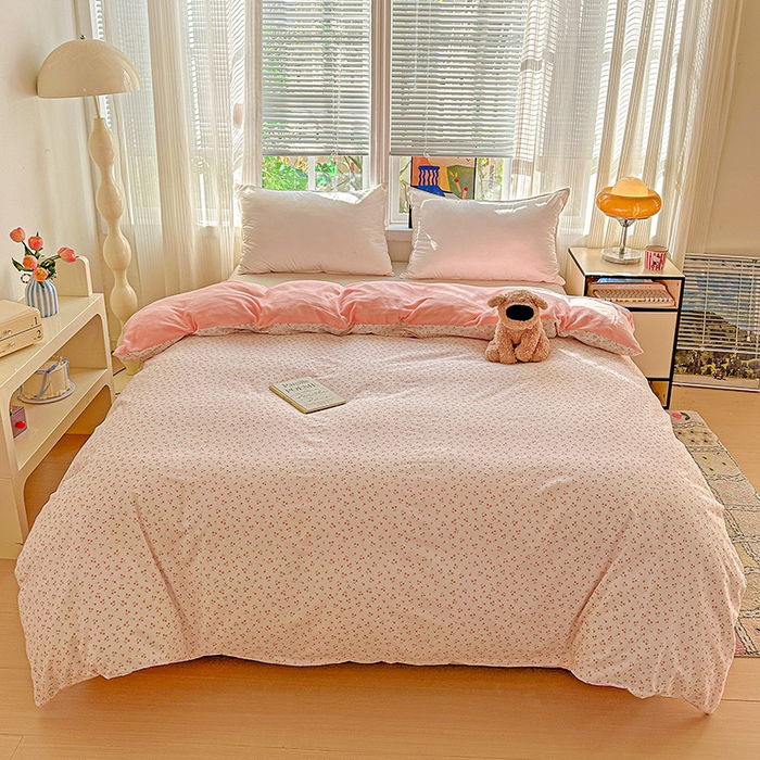 91家纺网 家纺一手货源 找家纺 （总）梦洋家纺 2025新款全棉牛奶绒高克重保暖被套