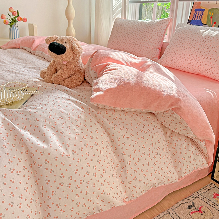 91家纺网 家纺一手货源 找家纺 （总）梦洋家纺 2025新款全棉牛奶绒高克重保暖被套