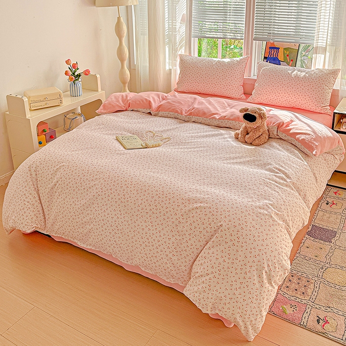 91家纺网 家纺一手货源 找家纺 （总）梦洋家纺 2025新款全棉牛奶绒高克重保暖被套