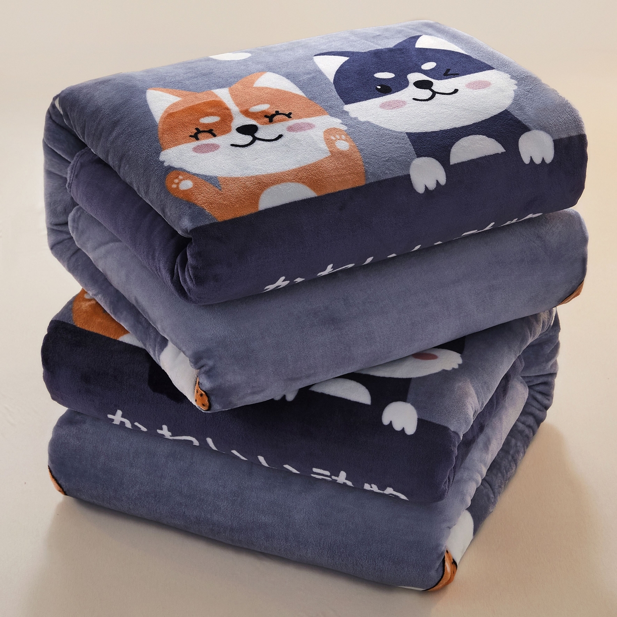 91家纺网 家纺一手货源 找家纺 益利多 2025新款牛奶绒毛毯午睡毯空调毯子珊瑚绒毛毯200克毯子可压缩跨境 汪汪队