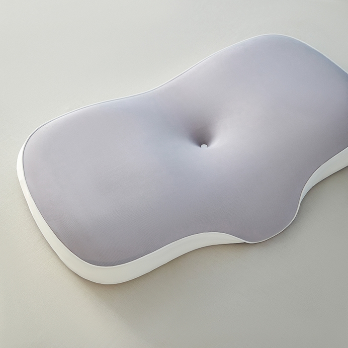 91家纺网 家纺一手货源 找家纺 纳斯顿家纺 2025新款麻绳款生物基记忆枕枕头枕芯 轻奢灰