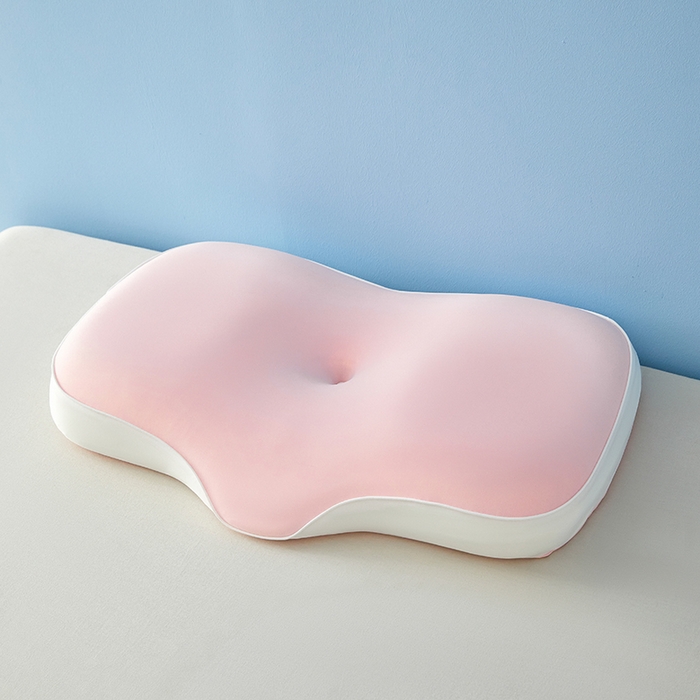 91家纺网 家纺一手货源 找家纺 纳斯顿家纺 2025新款麻绳款生物基记忆枕枕头枕芯 少女粉