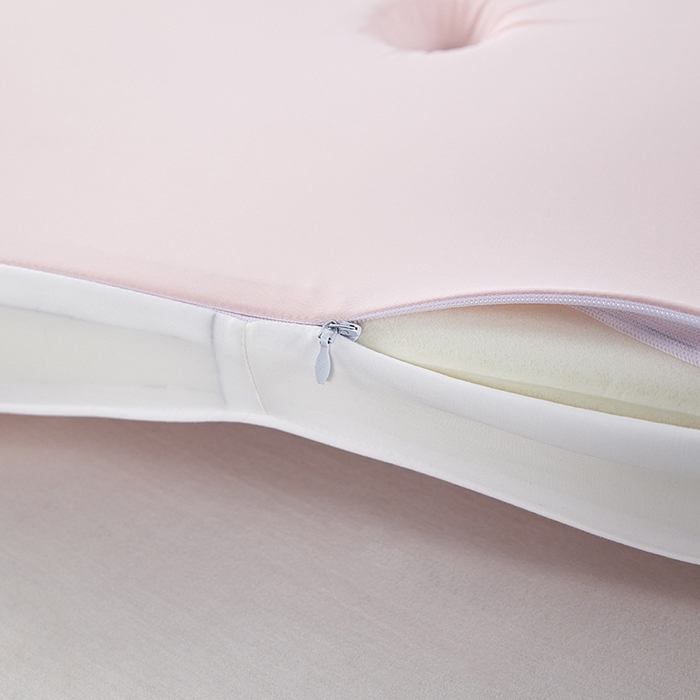 91家纺网 家纺一手货源 找家纺 纳斯顿家纺 2025新款麻绳款生物基记忆枕枕头枕芯 少女粉