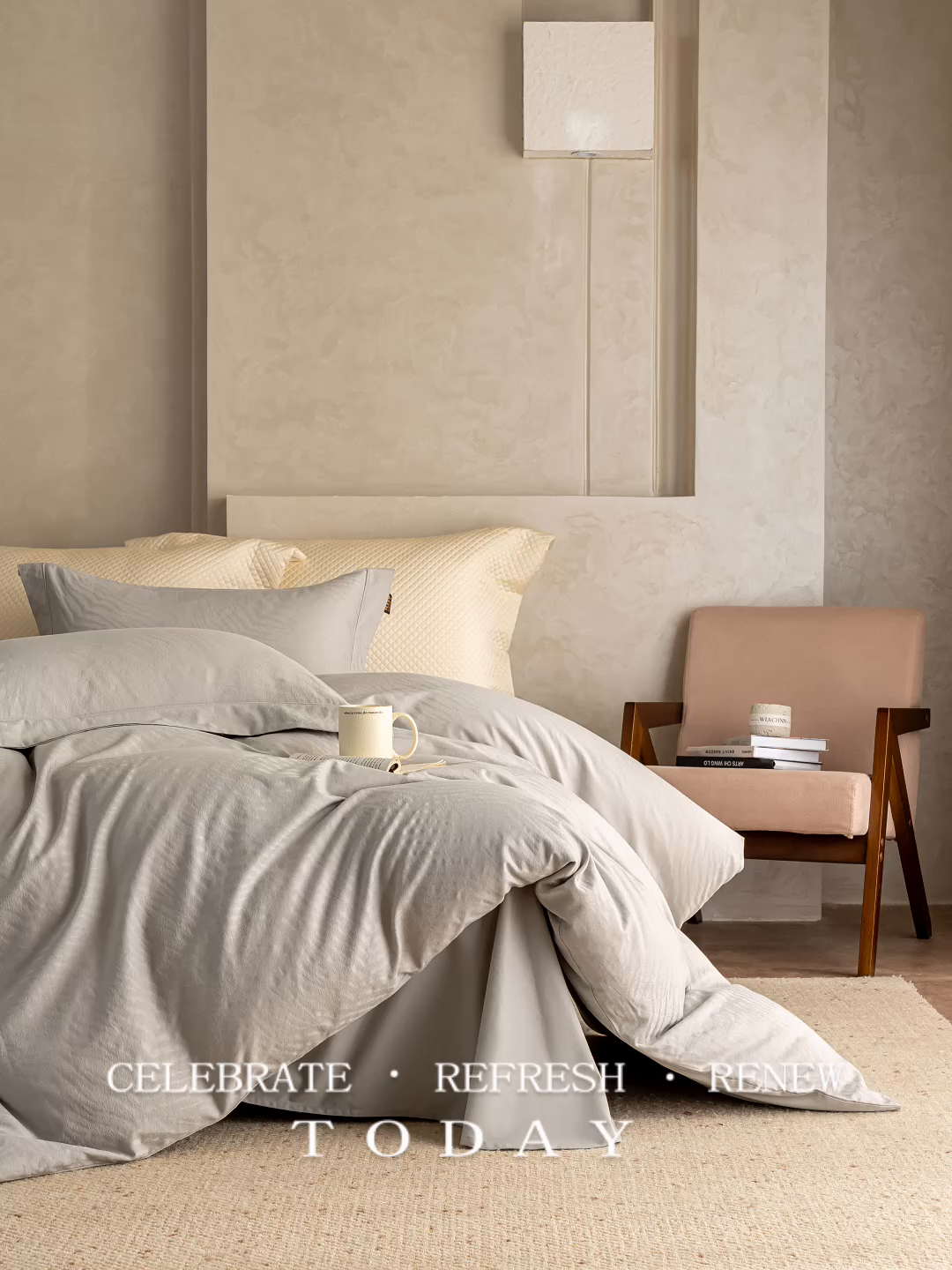 91家纺网 家纺一手货源 找家纺 （总）莱豫家纺 2025新款100支长绒棉纯棉提花磨毛四件套