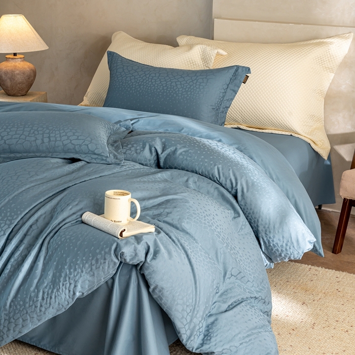 91家纺网 家纺一手货源 找家纺 （总）莱豫家纺 2025新款100支长绒棉纯棉提花磨毛四件套