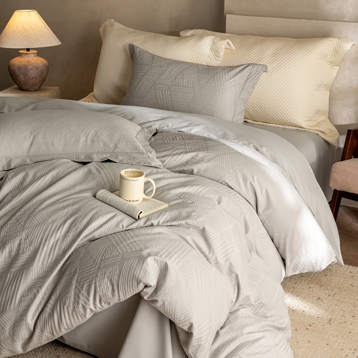 91家纺网 家纺一手货源 找家纺 （总）莱豫家纺 2025新款100支长绒棉纯棉提花磨毛四件套