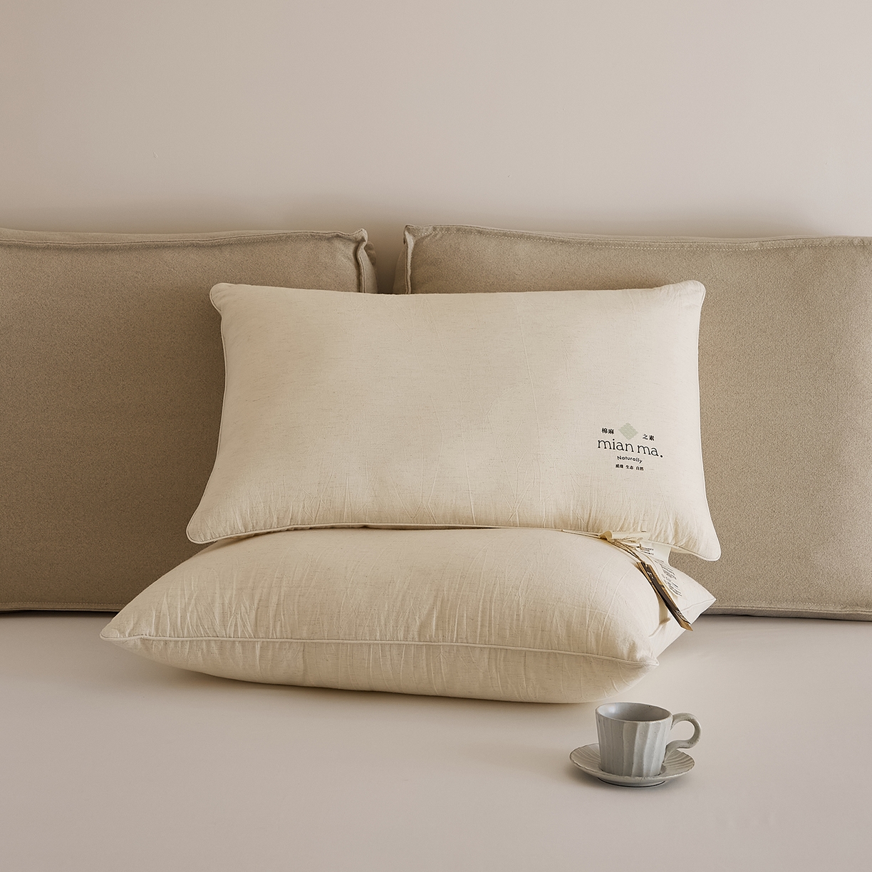 91家纺网 家纺一手货源 找家纺 （总）境月枕芯坊 2025新款棉麻舒适枕枕头枕芯