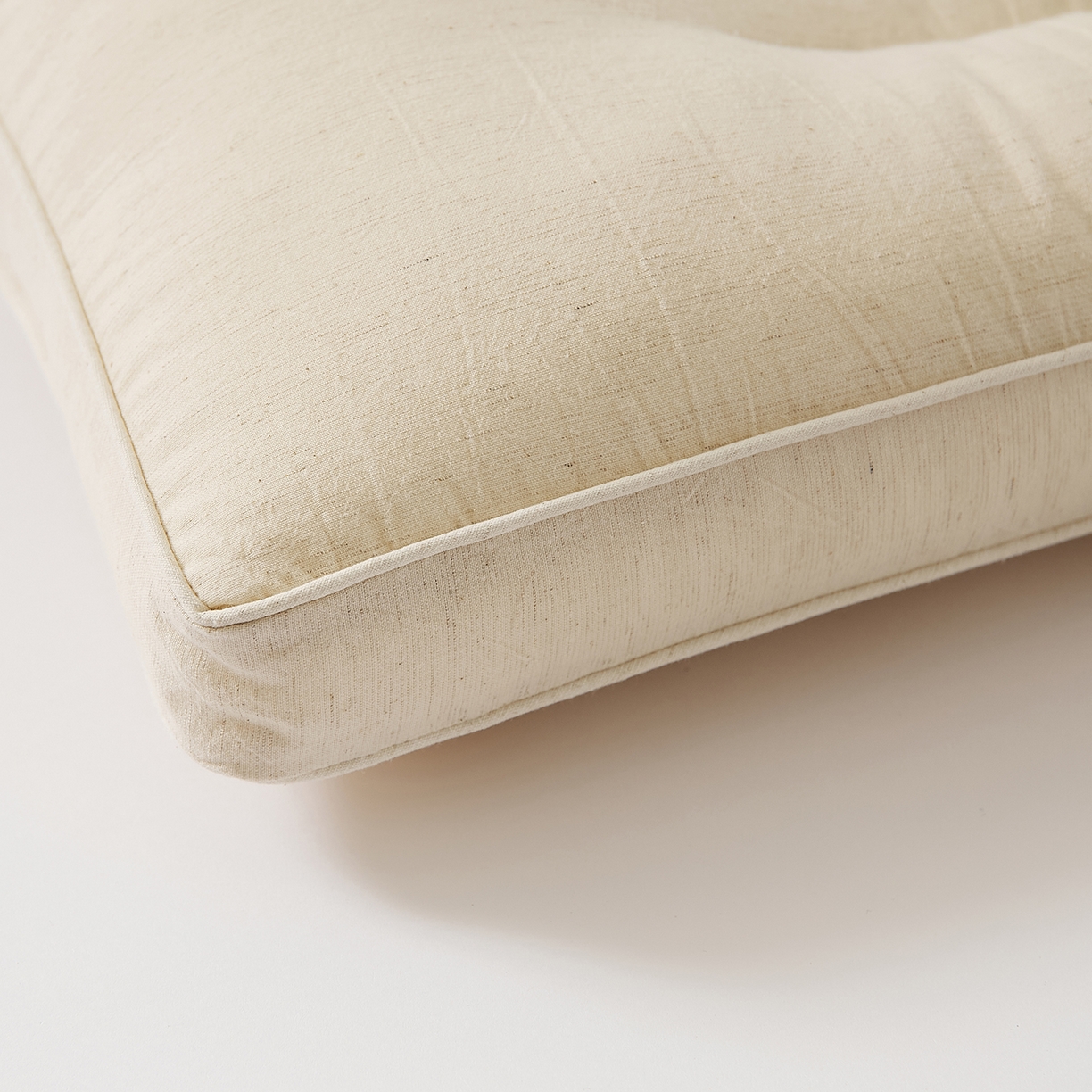 91家纺网 家纺一手货源 找家纺 境月枕芯坊 2025新款棉麻舒适护颈枕枕头枕芯 棉麻舒适护颈枕-中软款