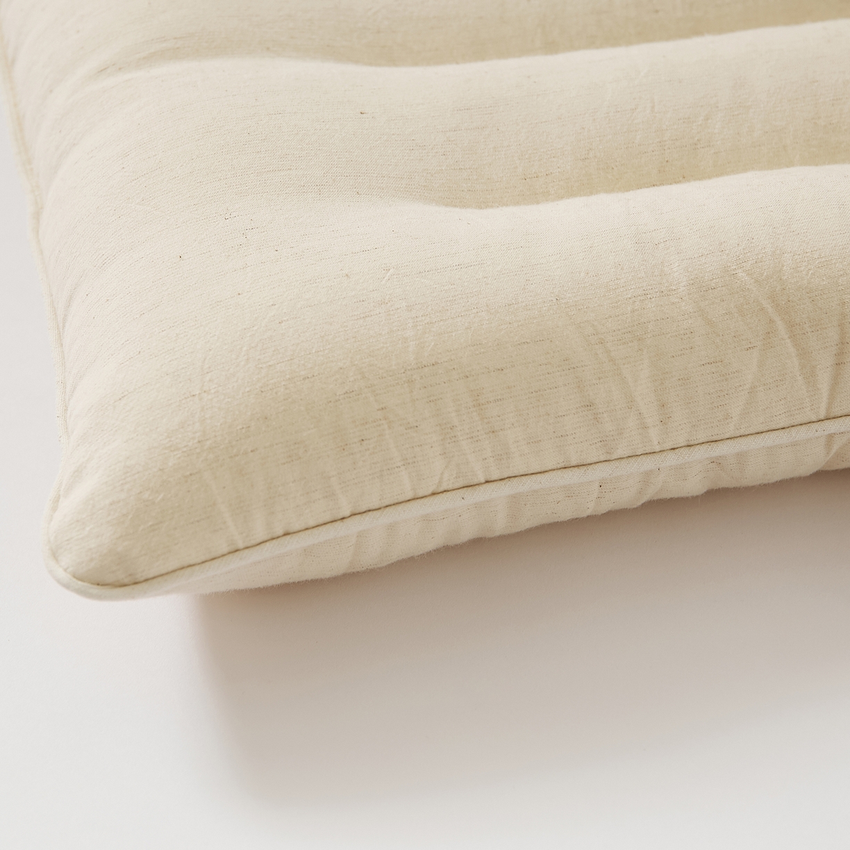 91家纺网 家纺一手货源 找家纺 境月枕芯坊 2025新款棉麻舒适护颈枕枕头枕芯 棉麻舒适护颈枕-低软款