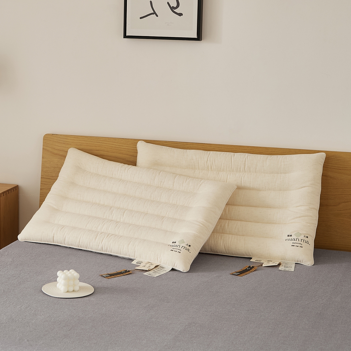 91家纺网 家纺一手货源 找家纺 （总）境月枕芯坊 2025新款棉麻舒适护颈枕枕头枕芯
