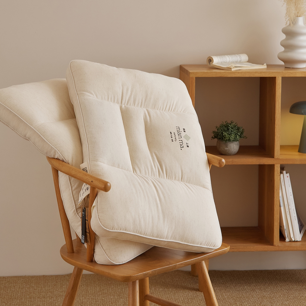 91家纺网 家纺一手货源 找家纺 （总）境月枕芯坊 2025新款棉麻艾绒枕枕头枕芯