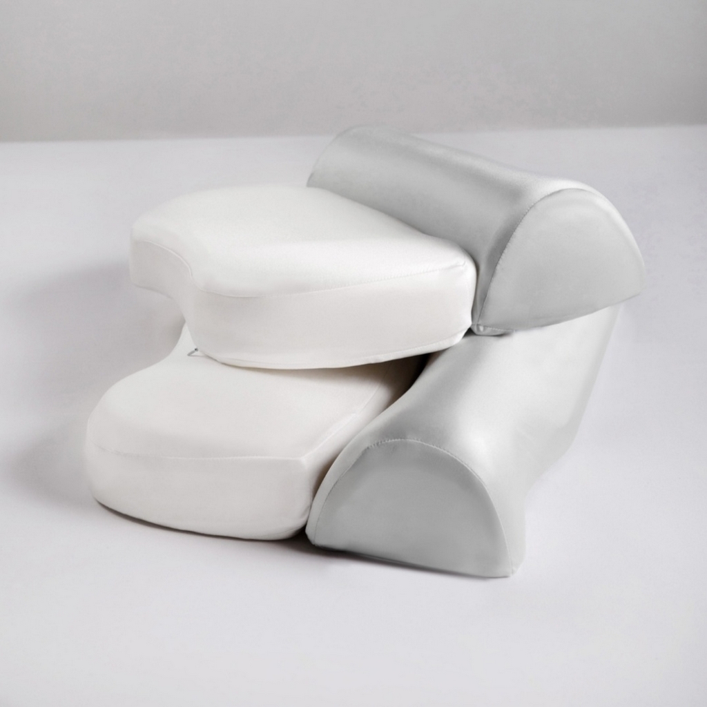 91家纺网 家纺一手货源 找家纺 （总）盛隆 2025新款深睡零压记忆护颈颈椎枕芯慢回弹牵引二合一牵引组合枕头