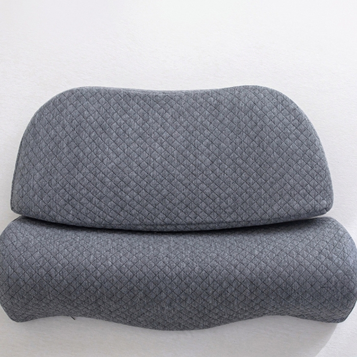 91家纺网 家纺一手货源 找家纺 盛隆 2025新款颈椎修复枕记忆枕枕头枕芯 灰色