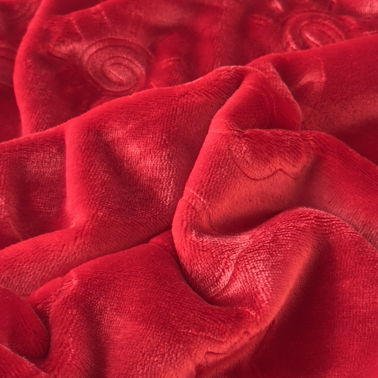 91家纺网 家纺一手货源 找家纺 爱彼家纺 2025冬季新款星星月岁云毯毛毯加厚暖绒毯子星星月岁系列一 星星月岁云毯大红