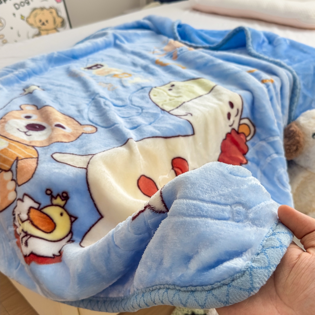 91家纺网 家纺一手货源 找家纺 （总）爱彼家纺 2025冬季热门拉舍尔双层云绒童毯盖毯毯子-系列一