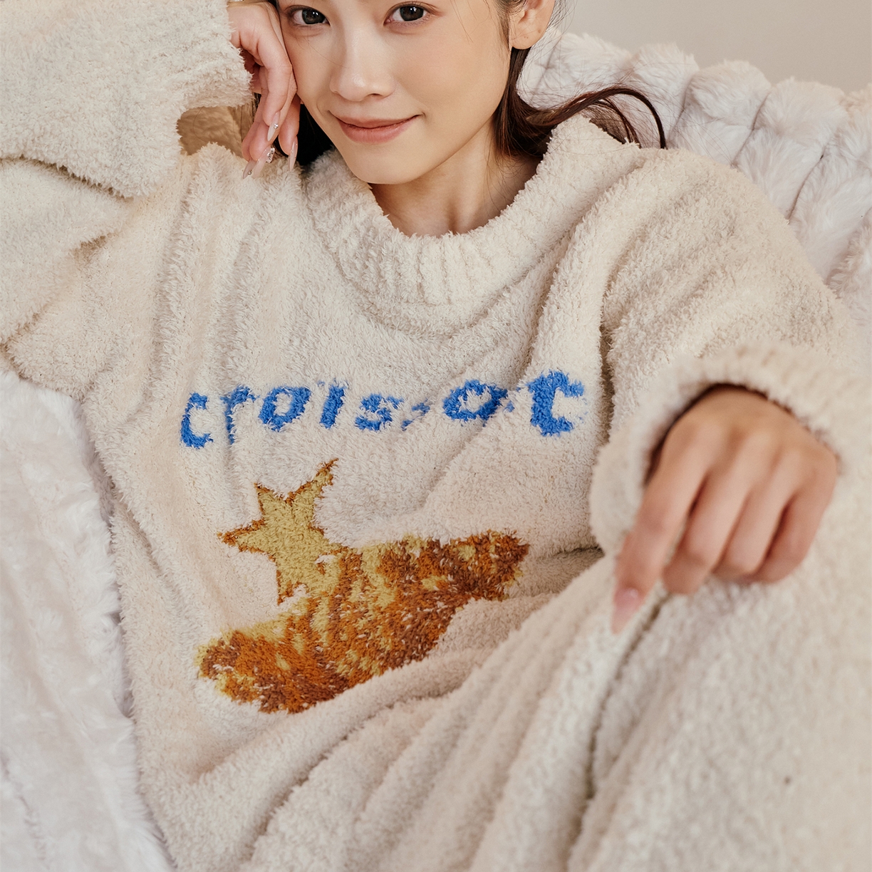 91家纺网 家纺一手货源 找家纺 （总）暖绵绵家纺 2025新款软糯慵懒舒适半边绒家居服-点心系列（零售价不得低于173元）