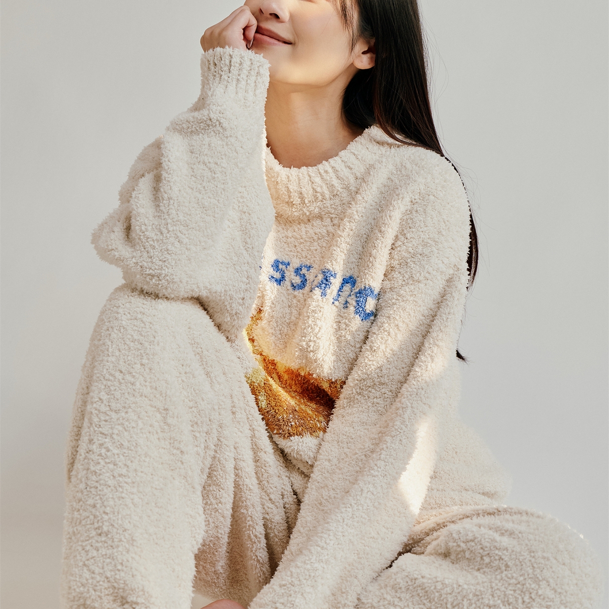 91家纺网 家纺一手货源 找家纺 （总）暖绵绵家纺 2025新款软糯慵懒舒适半边绒家居服-点心系列（零售价不得低于173元）