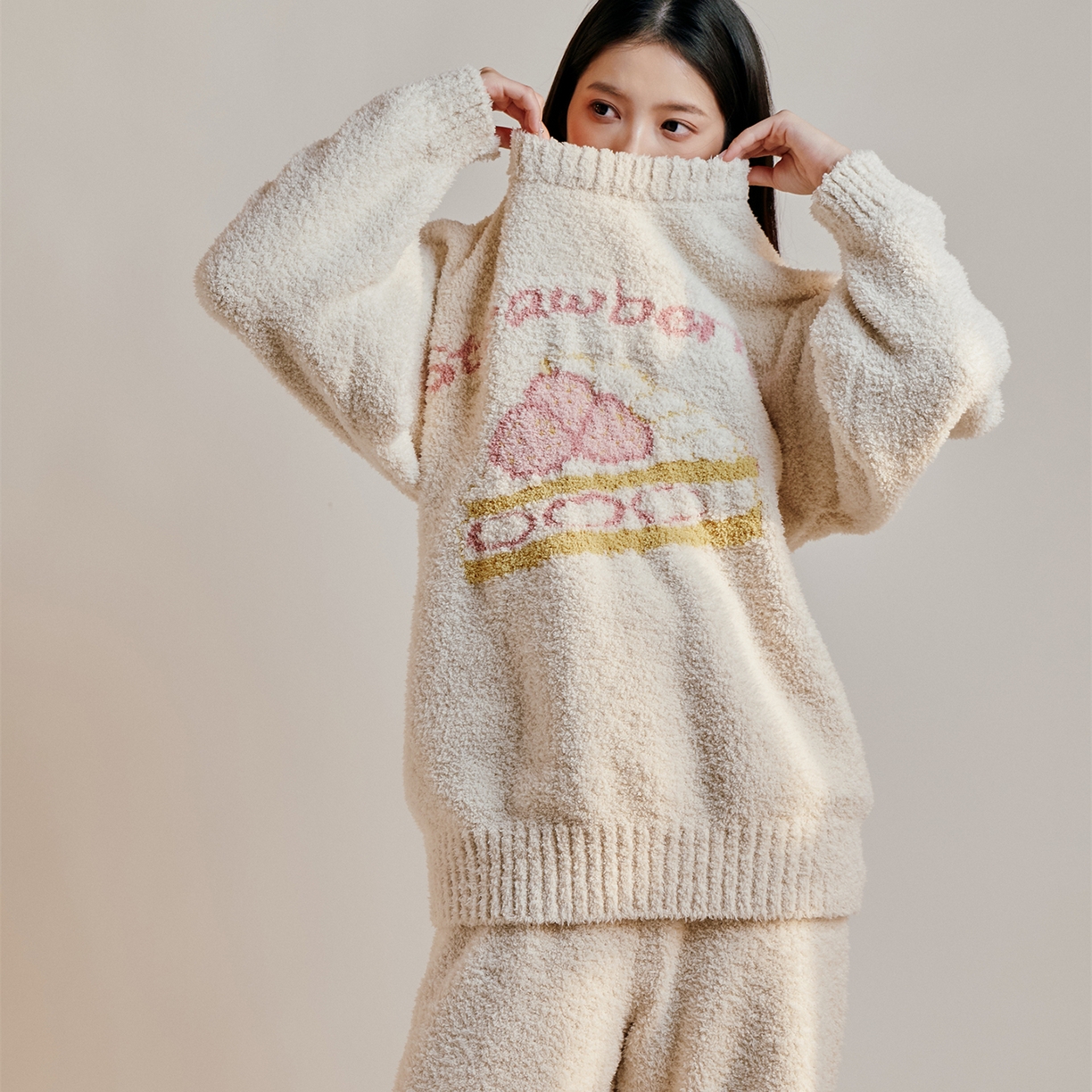 91家纺网 家纺一手货源 找家纺 暖绵绵家纺 2025新款软糯慵懒舒适半边绒家居服-点心系列（零售价不得低于173元） 点心系列-恰贝塔