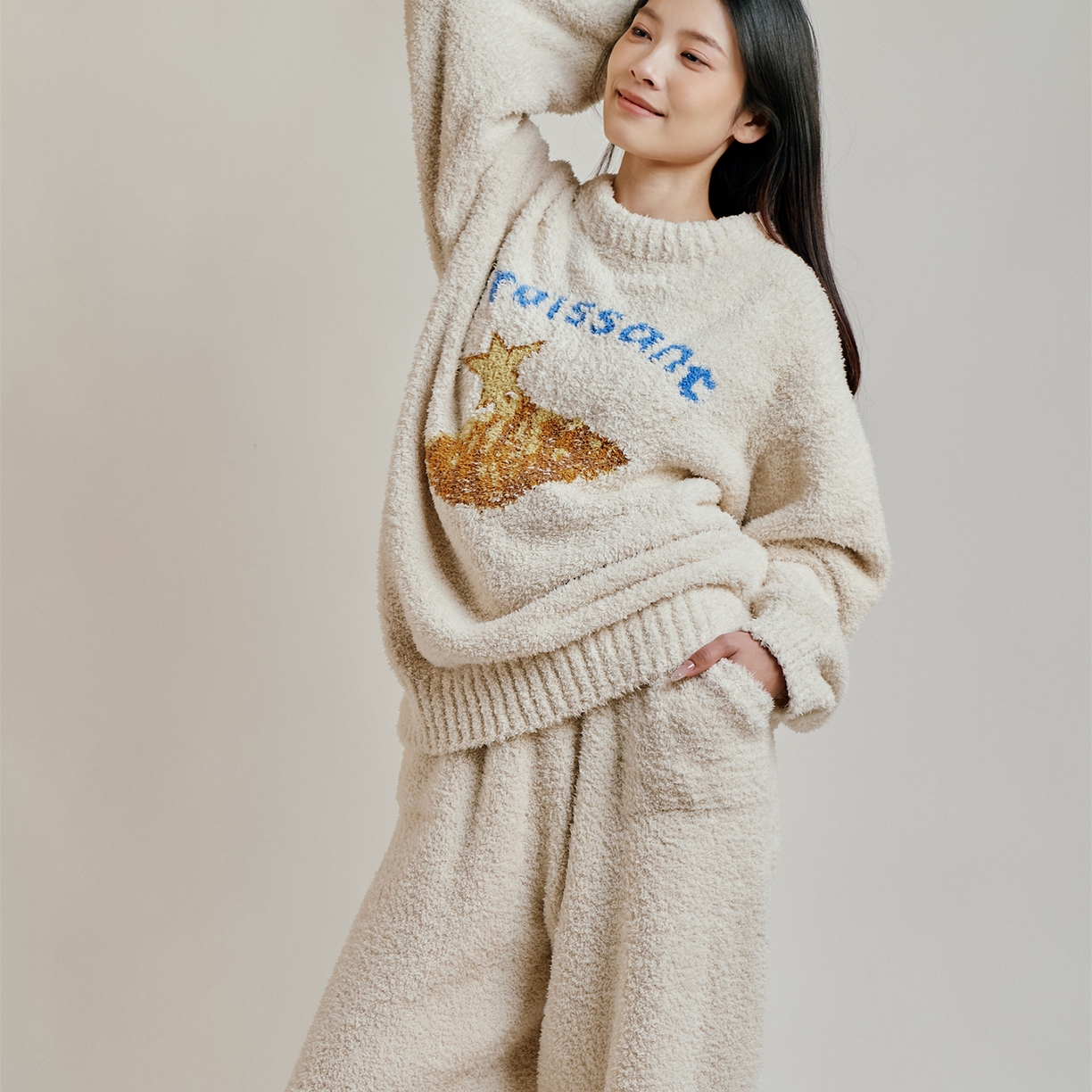 91家纺网 家纺一手货源 找家纺 暖绵绵家纺 2025新款软糯慵懒舒适半边绒家居服-点心系列（零售价不得低于173元） 点心系列-克瑞森