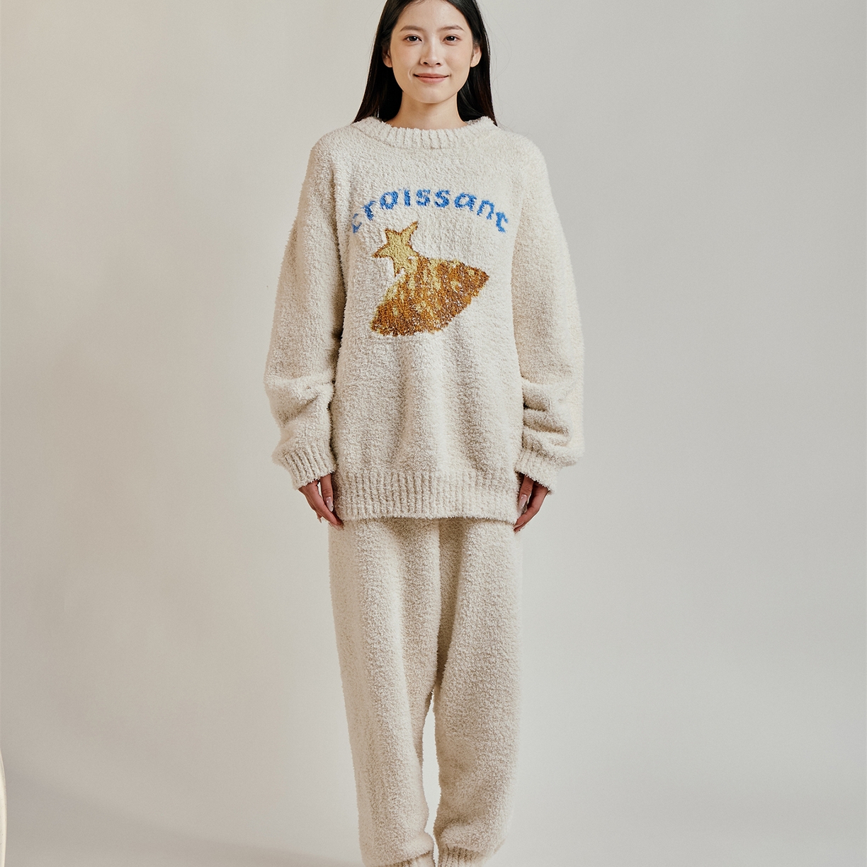 91家纺网 家纺一手货源 找家纺 暖绵绵家纺 2025新款软糯慵懒舒适半边绒家居服-点心系列（零售价不得低于173元） 点心系列-克瑞森