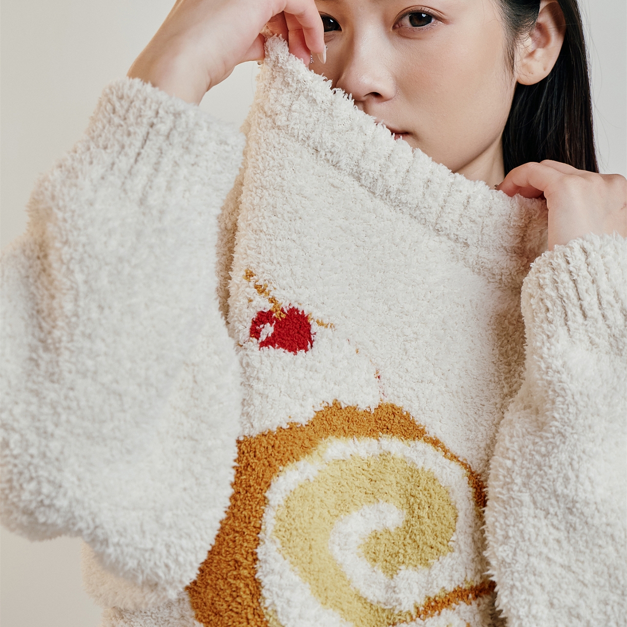 91家纺网 家纺一手货源 找家纺 暖绵绵家纺 2025新款软糯慵懒舒适半边绒家居服-点心系列（零售价不得低于173元） 点心系列-拉贝瑞