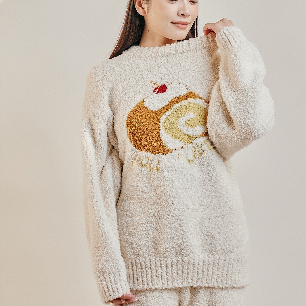 91家纺网 家纺一手货源 找家纺 暖绵绵家纺 2025新款软糯慵懒舒适半边绒家居服-点心系列（零售价不得低于173元） 点心系列-拉贝瑞