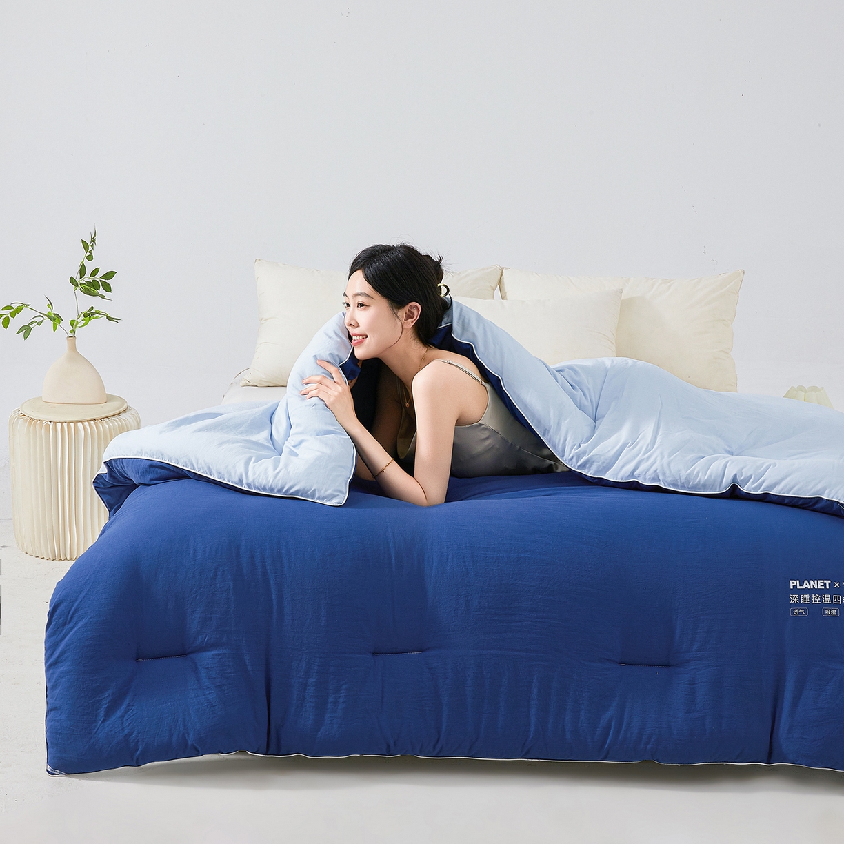 91家纺网 家纺一手货源 找家纺 （总）咏绒家纺工厂店 2025新款亚朵同款星球酒店深睡控温四季被.Pro3.0春秋被冬被子母被